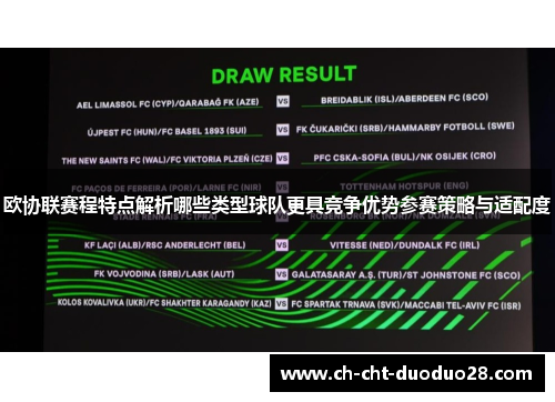 欧协联赛程特点解析哪些类型球队更具竞争优势参赛策略与适配度 欧协联赛程特点解析哪些类型球队更具竞争优势参赛策略与适配度
